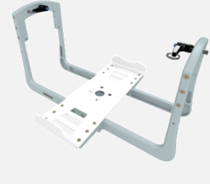 Hillaero TECOTHERM FAA certified mountable bracket for Air Ambulance Airmed Helicopter or Fixed Wing Aircraft ISO1